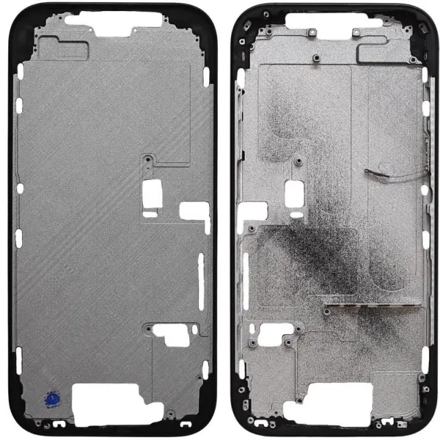 Μεσαίο Πλαίσιο Apple iPhone 16 Pro 5G με Πλήκτρο Κάμερας Μαύρο (OEM) N71424