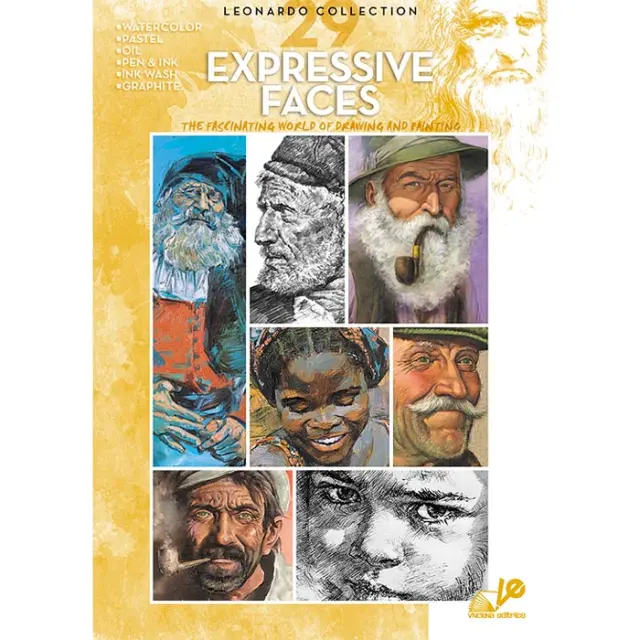 Βιβλίο Ζωγραφικής Leonardo No29 - Characteristic Faces