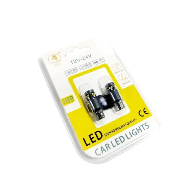 EJC Λάμπες Αυτοκινήτου T10-2016-18SMD 12v 2τμχ ψυχρό φως - LED light 001006 3