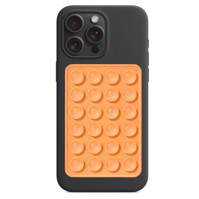 Techsuit® SO-PAD Αντιολισθητική Βάση Κινητού με Βεντούζες- Orange