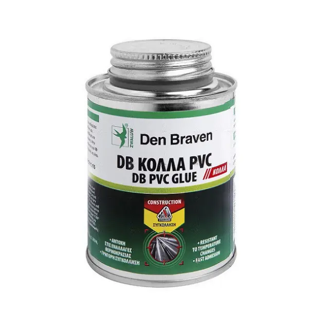 Bostik Den Braven Glue Κόλλα για Σωλήνες PVC 125ml Γκρι / 77.012