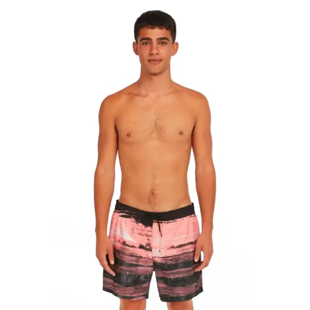 O'neill Men's Cali Gradient 15inch Swim Shorts Μαύρο - Ροζ 2800194-34029 (O'neill) - Medium 2