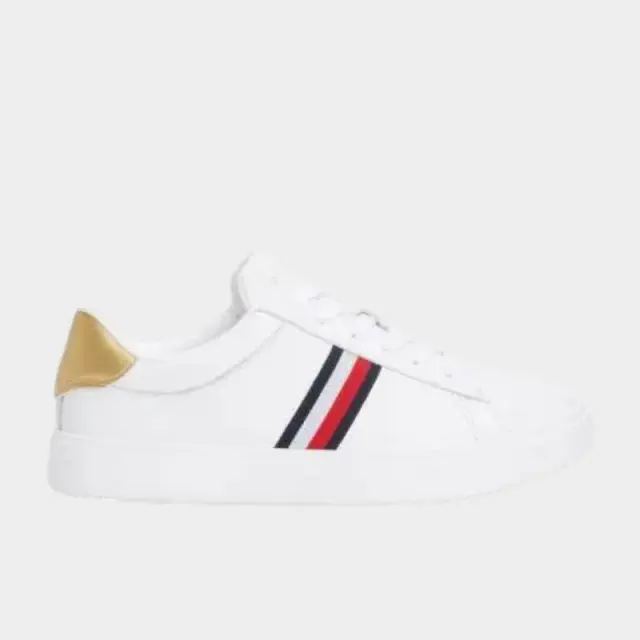 Tommy Hilfiger - Γυναικεία Sneakers Essential Leather Court Trainers FW0FW08321-YBS Λευκό - 41