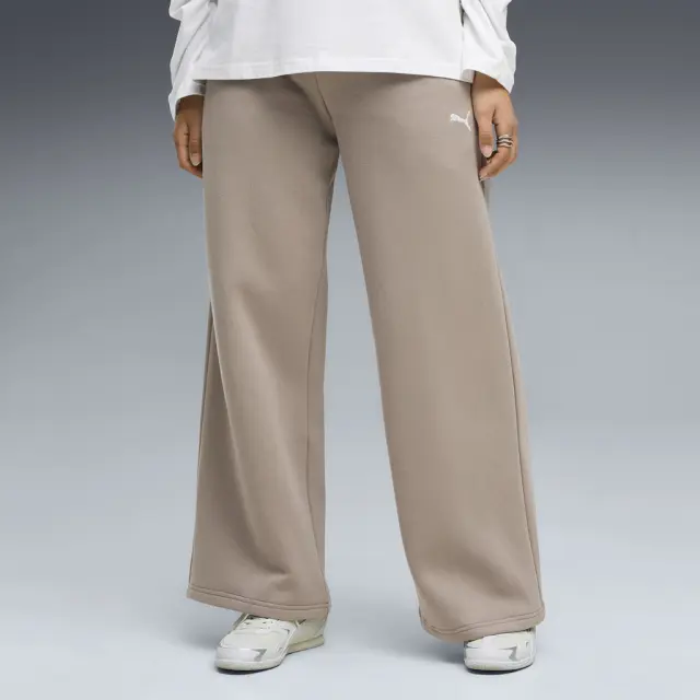 Puma Ess Wide Leg Pants Mouse Gray 692919-81 - L