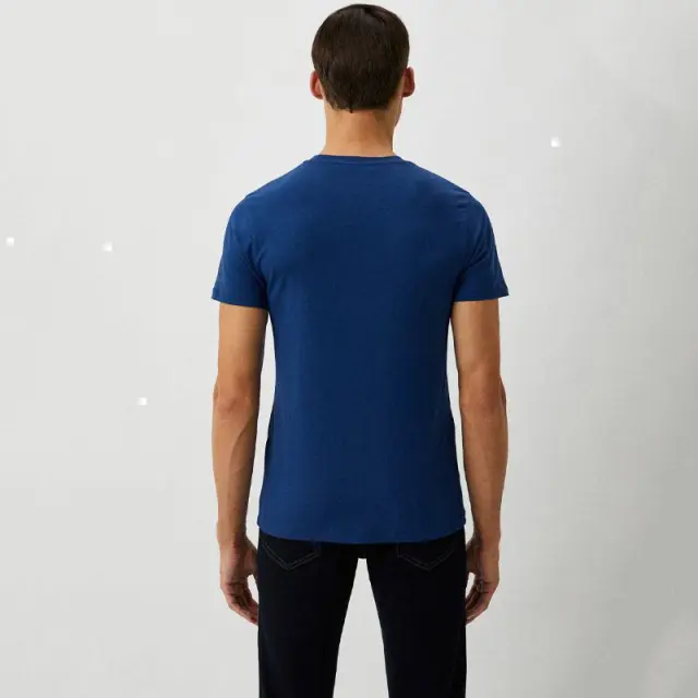 Trussardi Jeans - Ανδρικό T-Shirt TRU1MTS01-DKBLU Μπλε - 2XL 2
