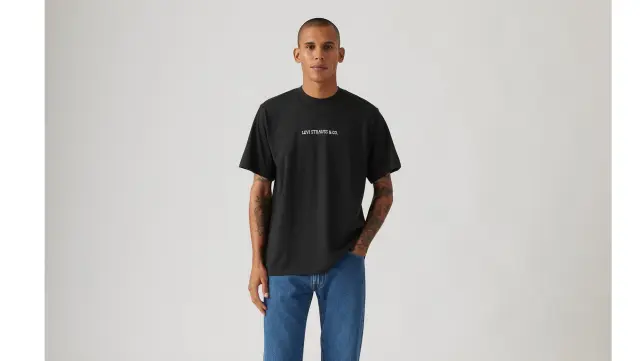 SS RELAXED FIT TEE BLACKS - ARCHIVAL RODEO MAP Archival Rodeo Map - L
