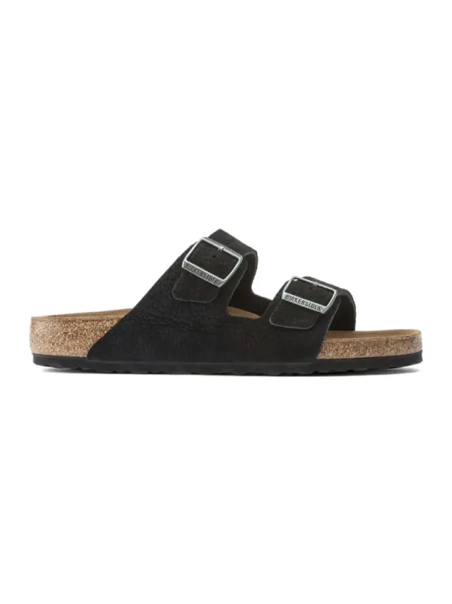 Birkenstock Πέδιλα Unisex δέρμα Nubuck Μαύρο BIR/ARIZONA DESERT 1020736 BLACK - 45 3
