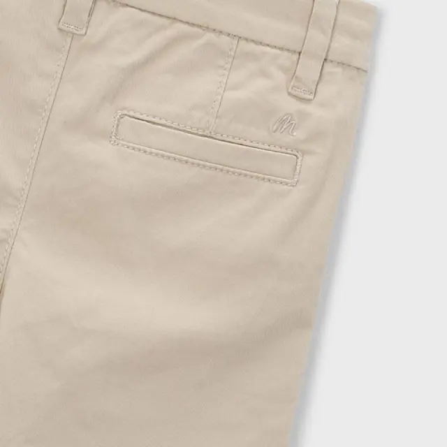 Mini 2 έως 10 ετών Παντελόνι μακρύ chino καπαρντινέ μπεζ - 7Ε 2