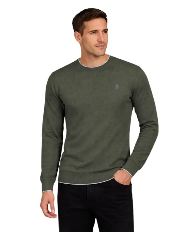 U.S. Polo Assn. - Ανδρικό Πουλόβερ 59252-52626-149 Πράσινο - 2XL