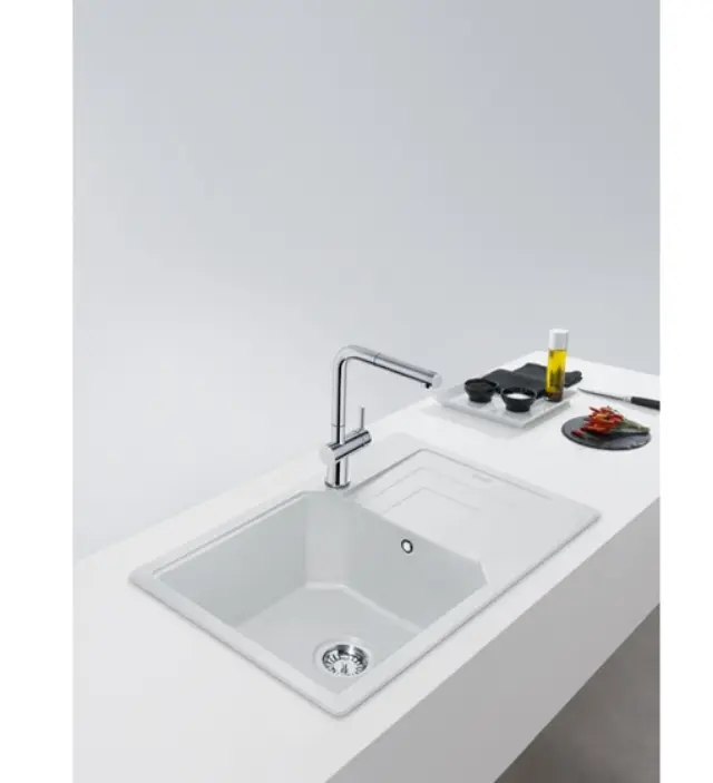 ΝΕΡΟΧΥΤΗΣ ΕΝΘΕΤΟΣ FRANKE UBG 611-78 XL 780X500 GSC POLAR WHITE 2