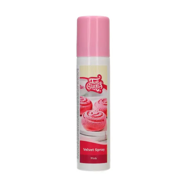 Funcakes Σπρέι Βελούδο - Ροζ -100ml