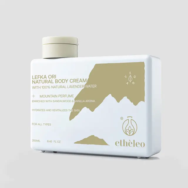 Etheleo Lefka Ori Natural Body Cream 250ml
