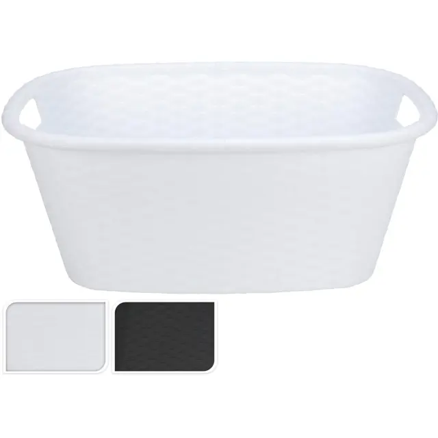 Καλάθι Απλύτων 35lt PP 60x40x25cm Σε 2 Χρώματα