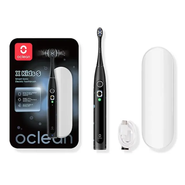 Oclean Ηλεκτρική Οδοντόβουρτσα X Kids Set Black