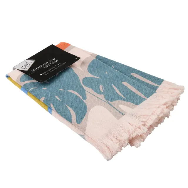 Σετ 2Τεμ Πετσέτες Κουζίνας 30x50 Das Home 0889 Multicolor 100% βαμβακερό 2