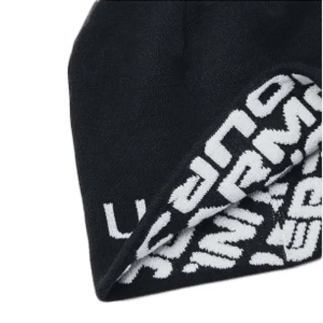 Under Armour Adult Reversible Halftime Beanie Μαύρο 1379999-001 (Under Armour) - One Size 2