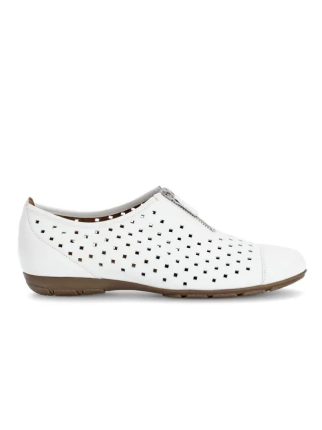 Gabor Μοκασίνια-Loafers Γυναικείο δέρμα Άσπρο GAB/44166 21-WEISS 3