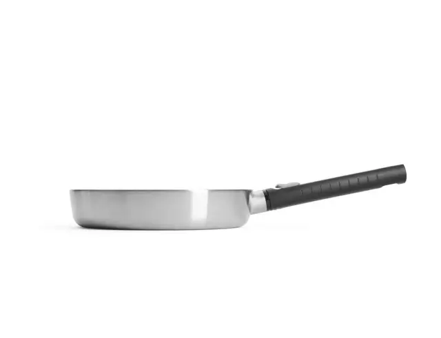 Τηγάνι Woll Logic Steel από ανοξείδωτο ατσάλι, με αποσπώμενη λαβή και διάμετρο 24cm1524LCS 3