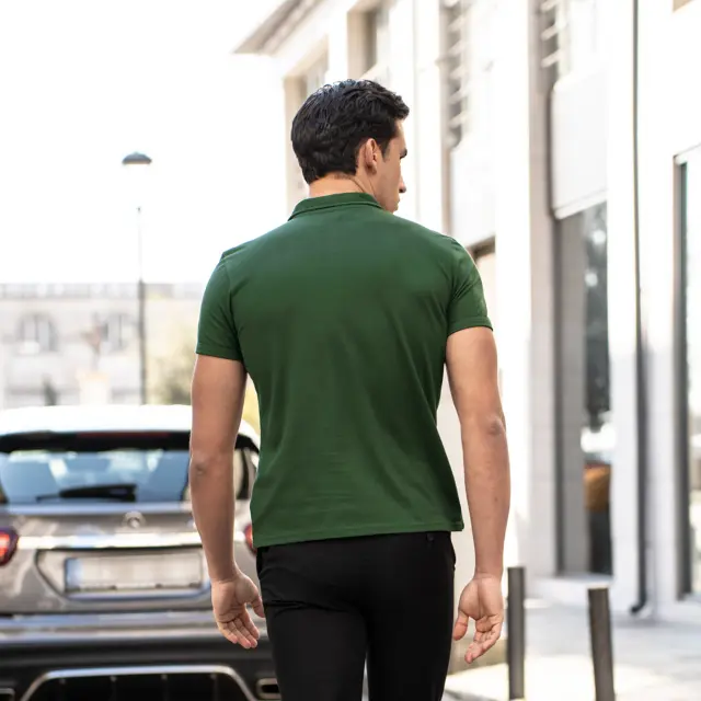 Μπλούζα Polo Noshame® Πράσινο με τύπωμα - 142526 - XXL 2