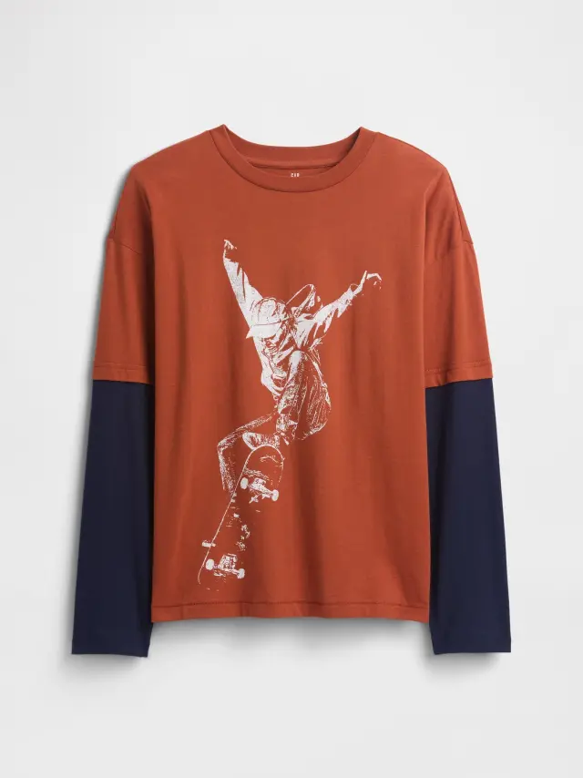 Παιδική Relaxed Graphic Μπλούζα COPPER SPICE 245