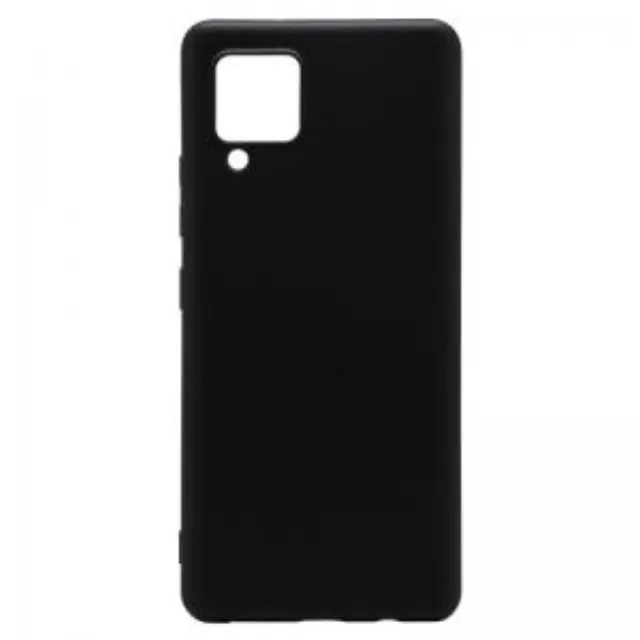 Θήκη Liquid Silicon inos Samsung Galaxy A42 5G L-Cover Μαύρο N54050 3