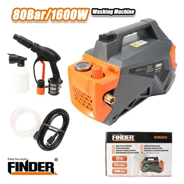 Πλυστικό μηχάνημα - 1600W - 80Bar - Finder - 197385 2