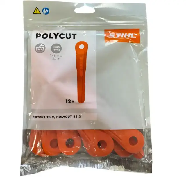 Ανταλλακτικά Μαχαίρια Θαμνοκοπτικού STIHL POLYCUT 7-3 12 Τεμ 2