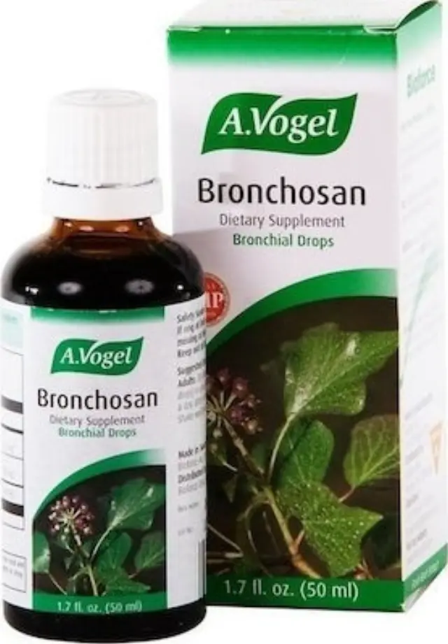 A.Vogel | Bronchosan | Βάμμα Από Φρέσκα Βότανα Αντιβηχικό, Για Βρογχίτιδα, Μολύνσεις Και Φλεγμονές Του Αναπνευστικού | 50ml