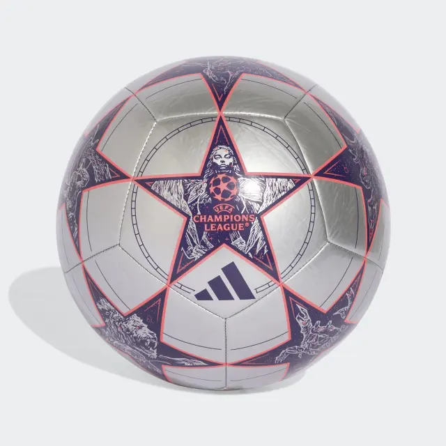 Adidas UEFA Champions League Club Soccer Ball Silver JP1539 - 5