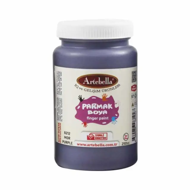 Artebella Δακτυλομπογιά - 8212 Purple - 250ml