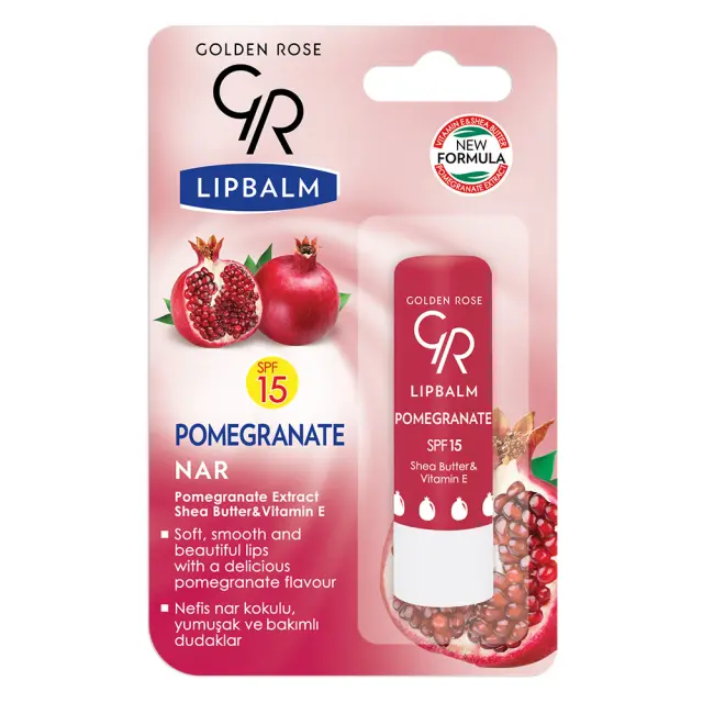 Lipbalm Ρόδι (Pomegranate) (SPF 15) 4.6gr