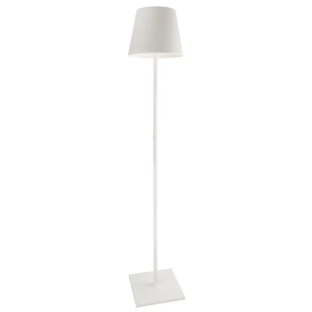 Nog mos Φορητό επιδαπέδιο LED φωτιστικό 10W 3000Κ IP54 ø28x150cm λευκό Άσπρο 2