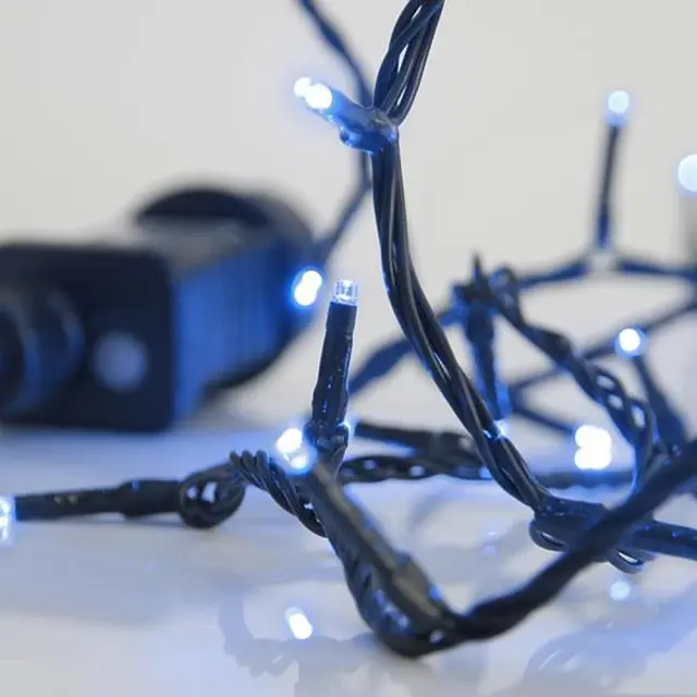 240 LED Με 8 Προγράμματα Μετασχηματιστή Μνήμη Προέκταση 300cm Πράσινο Καλώδιο Μπλε Φως IP44
