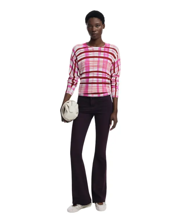 Desigual - Γυναικείο Πουλόβερ Noruega Regular Fit 25WWJF41-3049 Ροζ 2