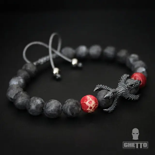Ghetto Dragon Claw Macrame Bracelet 3