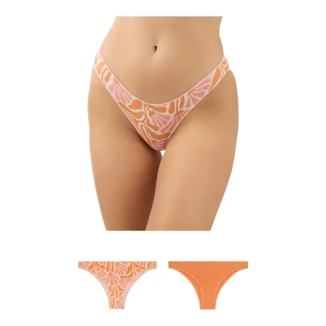 Minerva Γυναικείο Brazil Modal Fimelle - Διπλό Πακέτο, Χρώμα Orange-Coral - M