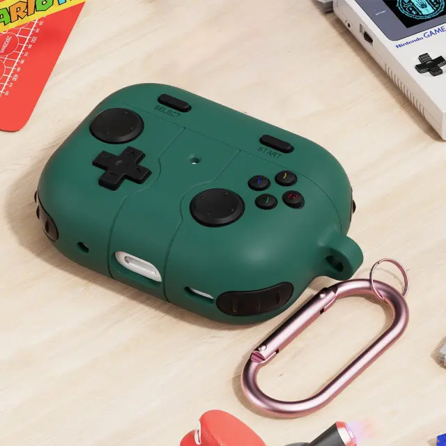 Retro Console Θήκη για Airpods Pro 3-Green OEM 2