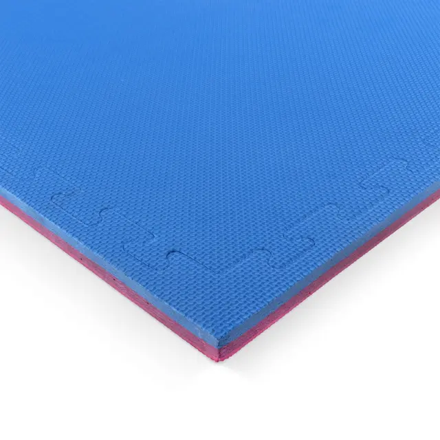 AMILA Δάπεδο Προστασίας EVA Πλέξη 100x100cm 2cm Κόκκινο-Μπλε (36645)