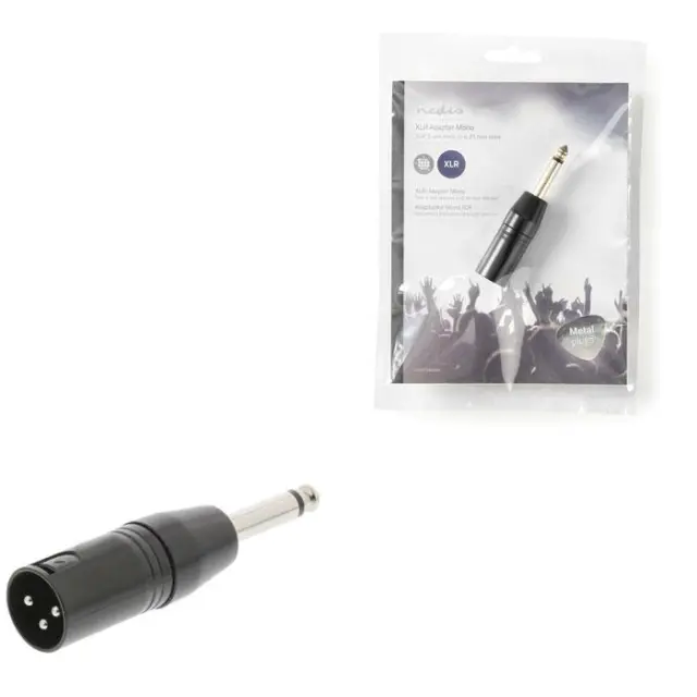 Αντάπτορας XLR 3-Pin αρσ. σε 6.35 mm mono αρσ.