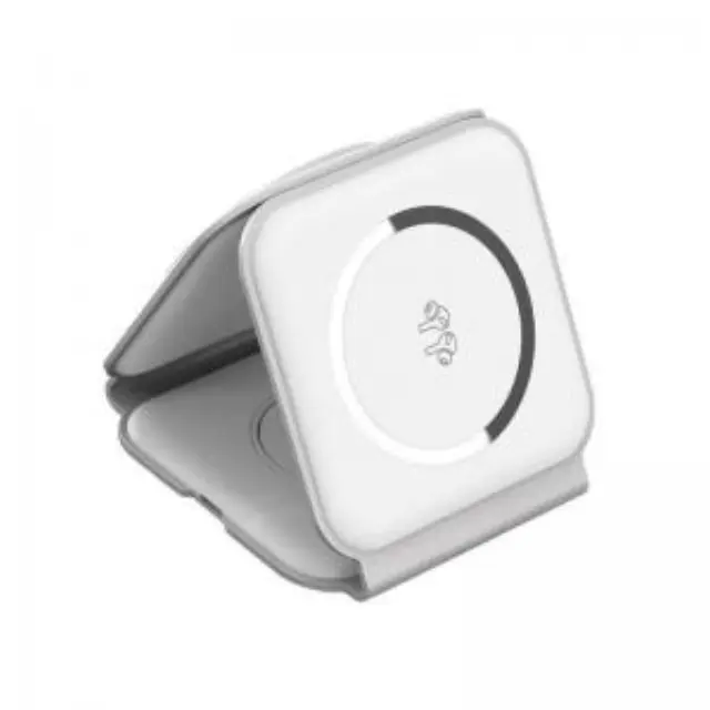 Ασύρματος Φορτιστής - Βάση 3 σε 1 Choetech T588-F για Apple Airpods, iPhone & iWatch 15W Λευκό N65359 2