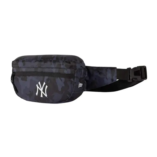 New Era Adult MLB Allover Print Camo New York Yankees Waist Bag Μαύρο - Γκρι 60667088 (New Era) - One Size 2