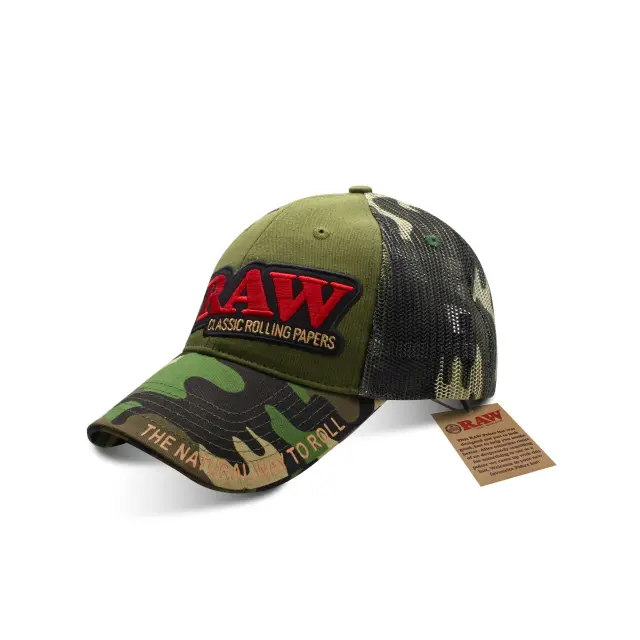 Raw Trucker Hat Camo