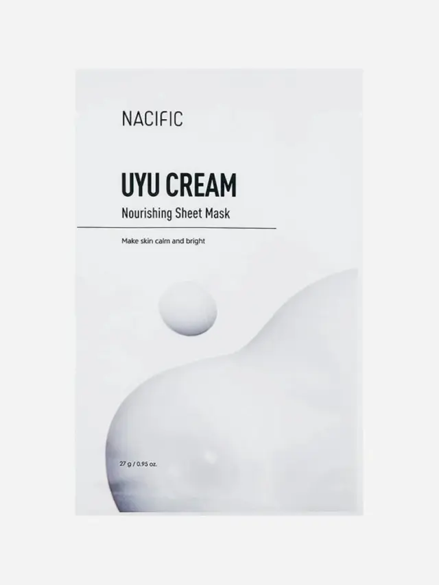 Nacific Uyu Cream Nourishing Sheet Mask Mάσκα βαθιάς ενυδάτωσης