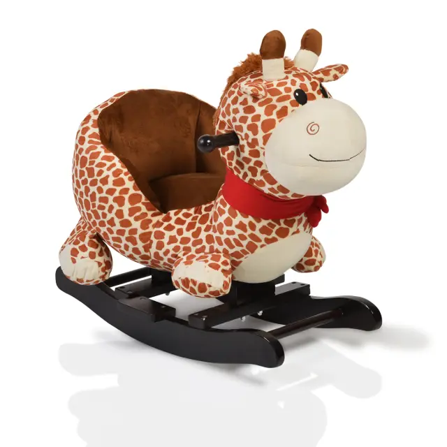 MONI TOYS - Plush rocking animal Giraffe WJ-635 - 3800146242251