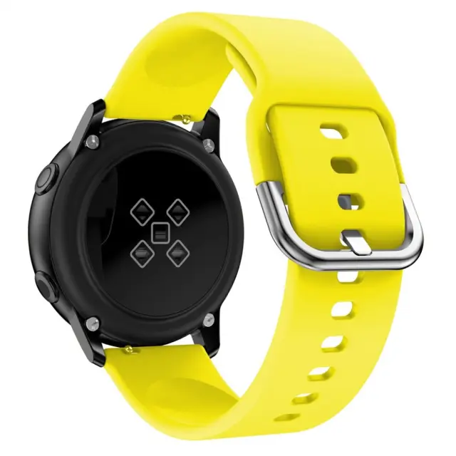 Λουράκι Σιλικόνης για Galaxy Watch Gear S2 Classic/ Gear Sport/ Galaxy Watch Active 2 (Fits all 20mm)- Yellow OEM