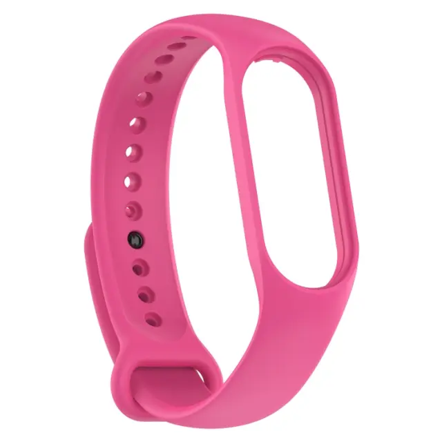 Aνταλλακτικό Λουράκι Σιλικόνης για Xiaomi Mi Band 5/6/7 - Barbie Pink OEM