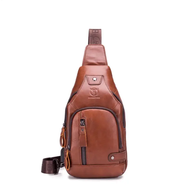 Δερμάτινο τσαντάκι body Bull Captain XB 129 καφέ - One Size