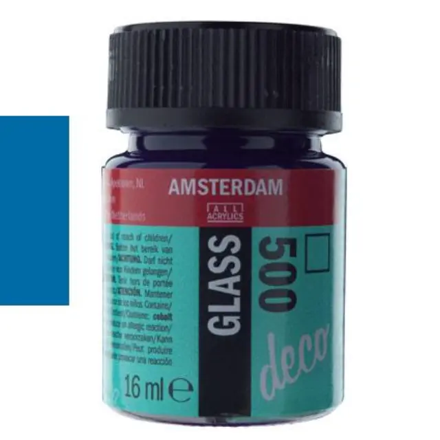 Amsterdam Glass 16ml Νο500 Μπλε
