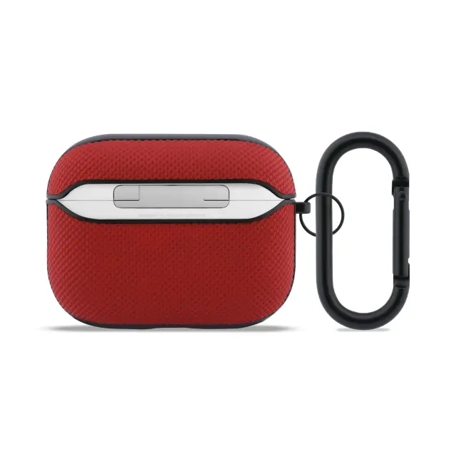 Lacoste Petit Pique Croc Logo Patch Case for AirPods Pro 3 Red 2