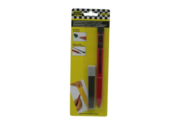 Carpenter's pencil 9 x refillable promotion